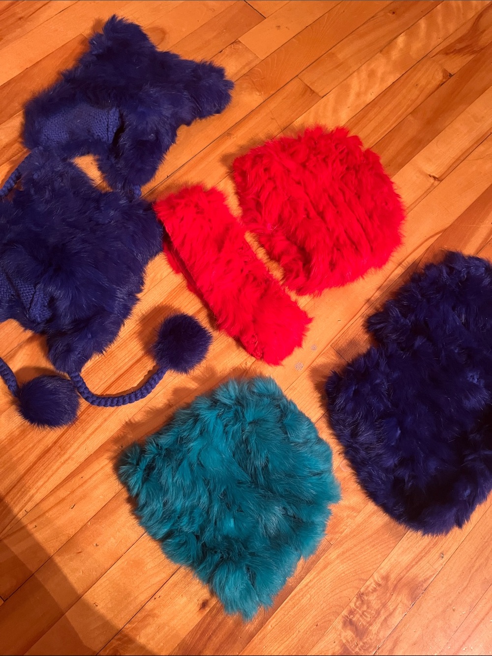 Real Rabbit Fur Accessories $50 per piece